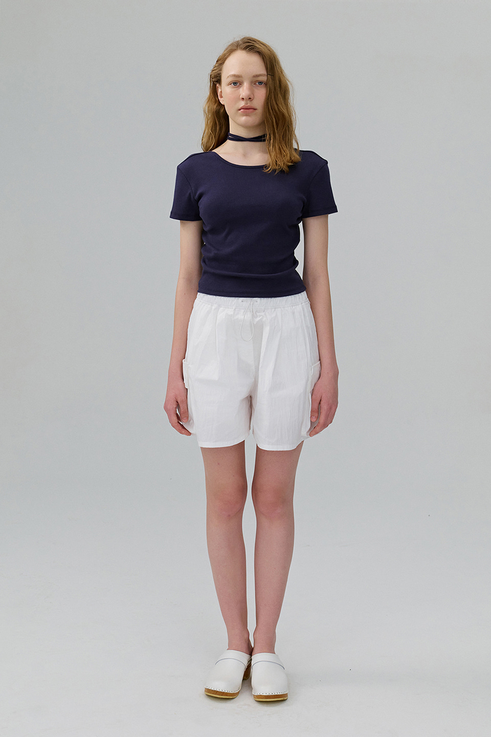 [Outlet] Straps T-Shirt_NAVY