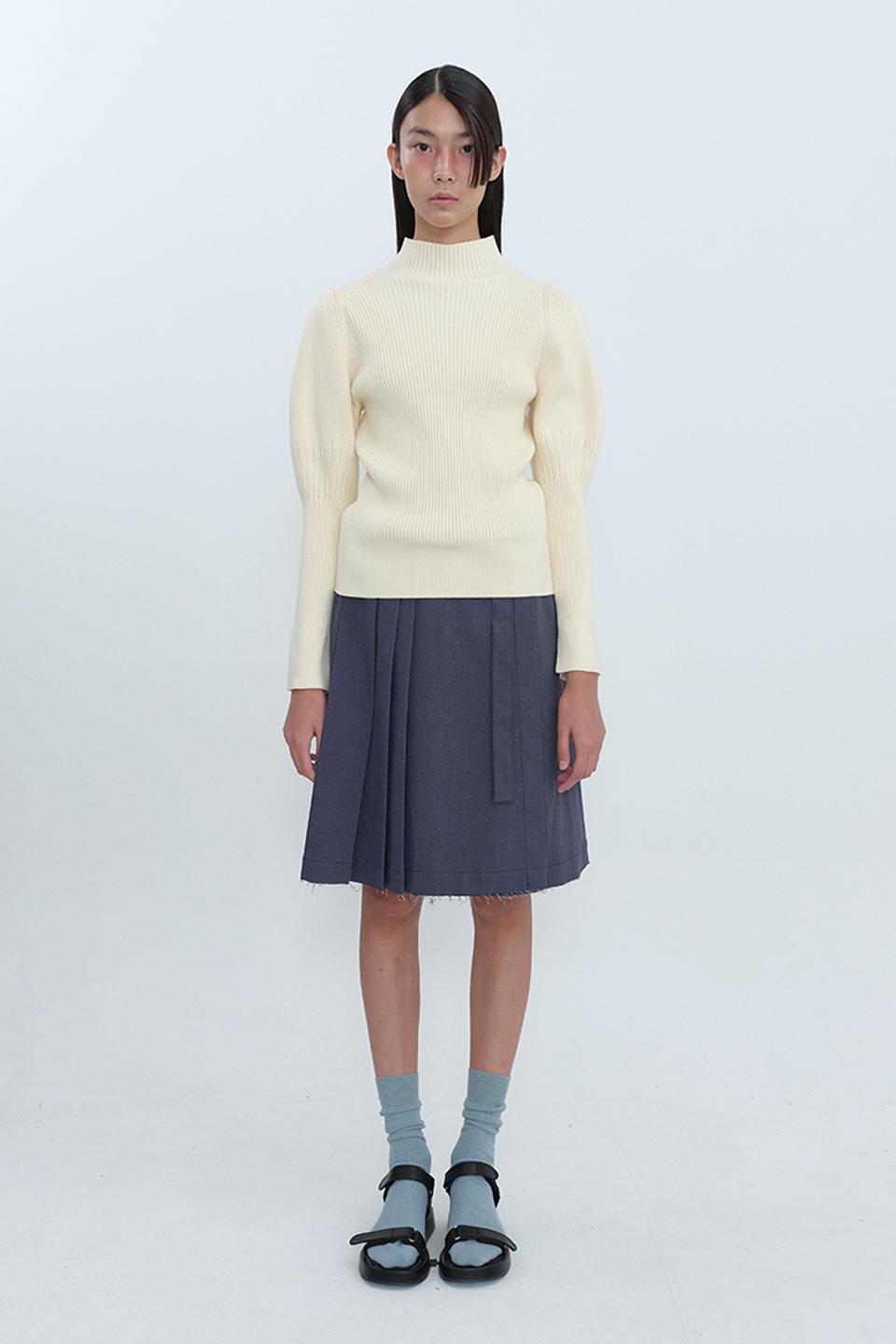 [Outlet] Signature Creme Volume Knit_IVORY